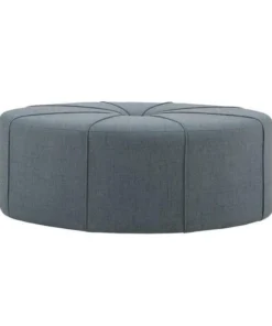 Madison Park MP101-0199 Ferris Oval Ottoman - Blue
