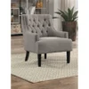 Home Elegance 1194TP 34.75 x 30.25 x 28 in. Charisma Accent Chair - Taupe