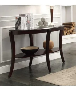 Home Elegance 3508-05 31 x 23.75 x 51.75 in. Pierre Sofa Table - Espresso