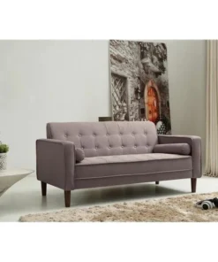 Nathaniel Home 72017-62GY Nolan Nolan Sofa - 58 x 31 x 29 in.
