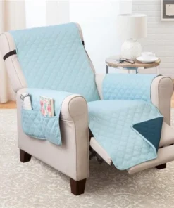 212 Main 703568 Recliner Furniture Protector; Jade & Teal