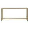 212 Main 24685 Hayley Gold Console Table
