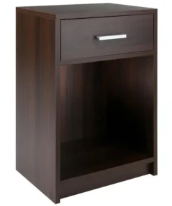 Winsome Wood 30115 Rennick Accent Table - Cocoa - 15.75 x 12.4 x 23.75 in.