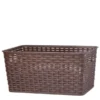 A&M Judaica And Gifts Nua Gifts 426 - B Big Rattan Storage Basket 15.88 x 10 x 7.5 in. - Brown