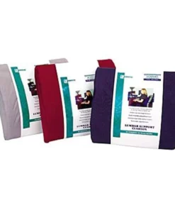 Essential Medical Supply Inc Essential Medical F1412G Lumbar Cushion with strap - Gray