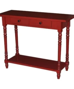 4D Concepts 570779 Simple Simplicity Entry Table -Red