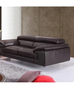 J&M Furniture JandM Furniture 179061111-S Italian Leather Sofa - Coffee