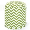 Majestic Home Goods Majestic Home Sage Chevron Small Pouf