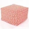 Majestic Home Goods Majestic Home Orange Aruba Large Ottoman