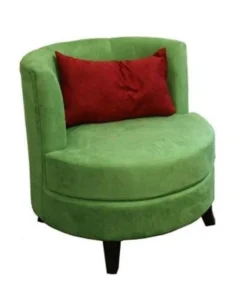 ORE International HB4494 30.5 in. Green Accent Chair With Pillow