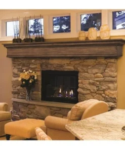 Pearl Mantels 420-72 The Savannah 72 in. Shelf or Mantel Shelf; Unfinished