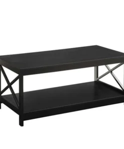 Convenience Concepts Oxford Coffee Table With Black Finish