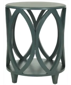Safavieh AMH6607C Janika Accent Table Dark Teal