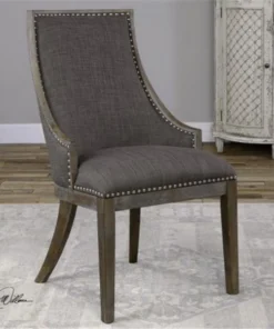 212 Main 23305 Aidrian Charcoal Gray Accent Chair