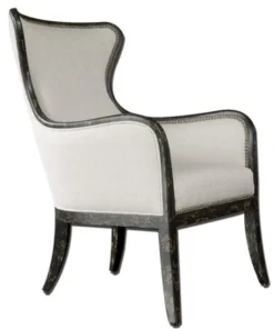 212 Main 23073 29"L x 30.25"W x 41 " H Sandy Wing Chair with Wood Foam and Fabric Material
