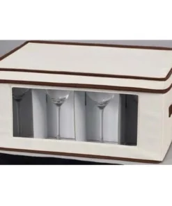 Home Essentials 540 Stemware Storage Goblet Chest