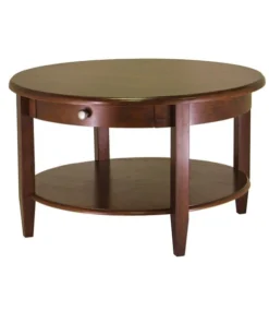 Winsome 94231 Concord Round Coffee Table - Antique Walnut