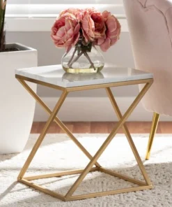 Baxton Studio 13.8 W, 13.8 L, 16.2 H