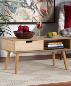 Baxton Studio 31.5 W, 15.7 L, 16.3 H