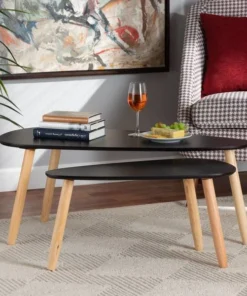 Baxton Studio 39.4 W, 19.7 L, 15.7 H