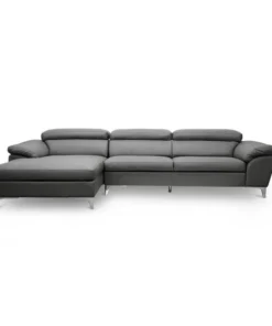 Baxton Studio Voight Gray Modern Sectional Sofa