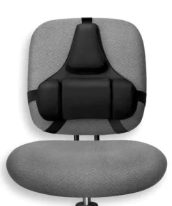 Fellowes Back Support, Polyester/Foam Black
