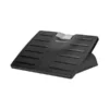 Fellowes Adjustable Footrest with Microban, HPS Black/Silver