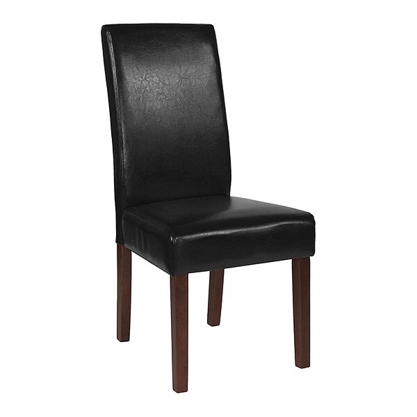 Flash Furniture Accent Chair, 21-1/2" x 40", Upholstery Color: Black