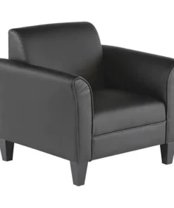 Alera Reception Lounge Series Club Chair, Leather, 31-1/2" x 32"
