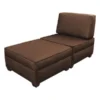 Duobed 36" x 72"Chaise Sleeper with Storage, Brown