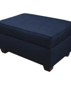 Duobed 24" x 36" Storage Ottoman, Ocean Blue