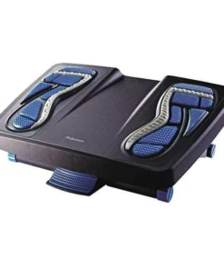 Fellowes Energizer Foot Support, Charcoal/Blue
