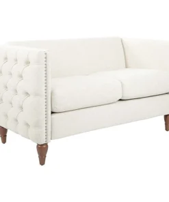 Ave 6 Evie Loveseat, Linen, 27-1/2" x 29-1/4"