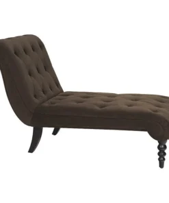 Ave 6 Chaise Lounge, 27-1/2" x 37", Upholstery Color: Chocolate