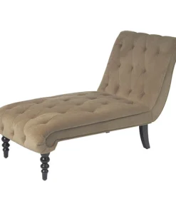 Ave 6 Chaise Lounge, 27-1/2" x 37", Upholstery Color: Coffee