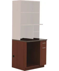 Safco Cabinet, Appliance Base, Mahogany