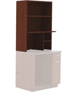 Safco Appliance Hutch, Mahogany