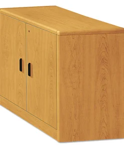 Hon Locking Storage Cabinet, 36w x 20d x 29 1/2h, Harvest