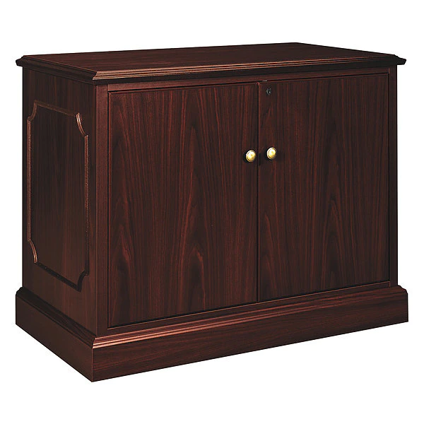 Hon Storage Cabinet, 37-1/2w x 20-1/2d x 29-1/2h, Mahogany
