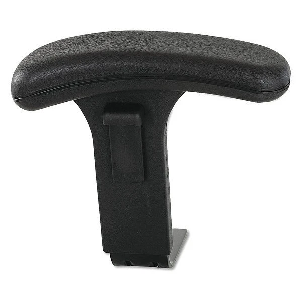 Height Adjustable T-Pad Arms for Safco Uber Big/Tall Chairs, Blk, 1 PR