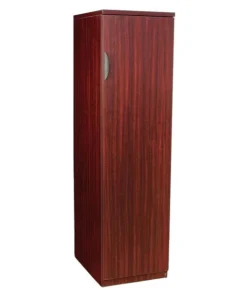 Regency Wardrobe Cabinet, 65"H x 14"W x 24"D, Mahogany