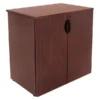 Regency Storage Cabinet, Stackable, 35"H x 35"W x 24"D, Mahogany