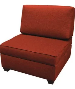 Duobed 30" Sit and Store Chair, Brick Red