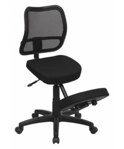 Flash Furniture Mobile Kneeler Swivel, Black