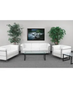 Flash Furniture 28-1/2" Straight, Leather Seat